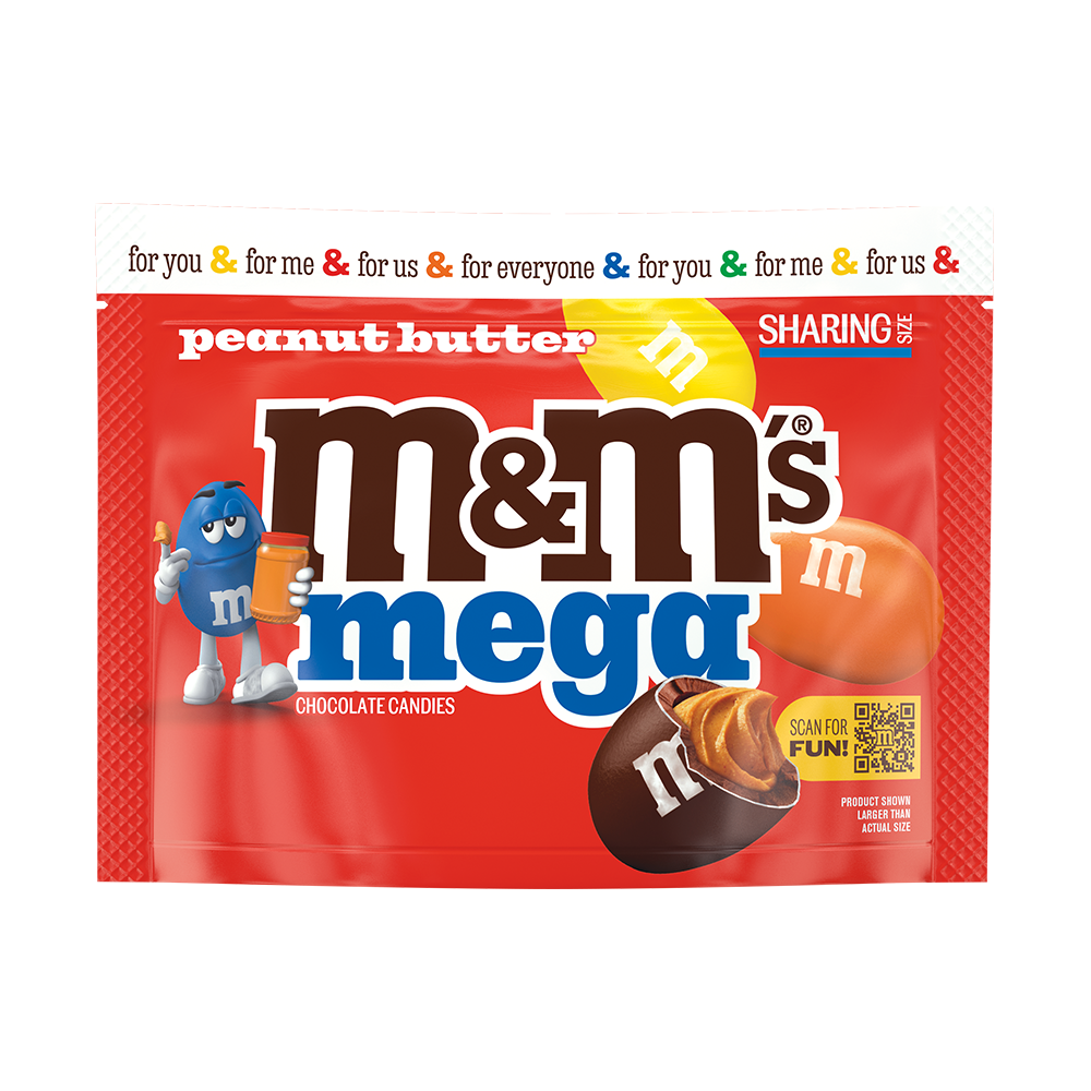 Peanut Butter M&M'S Mega, 8.6oz