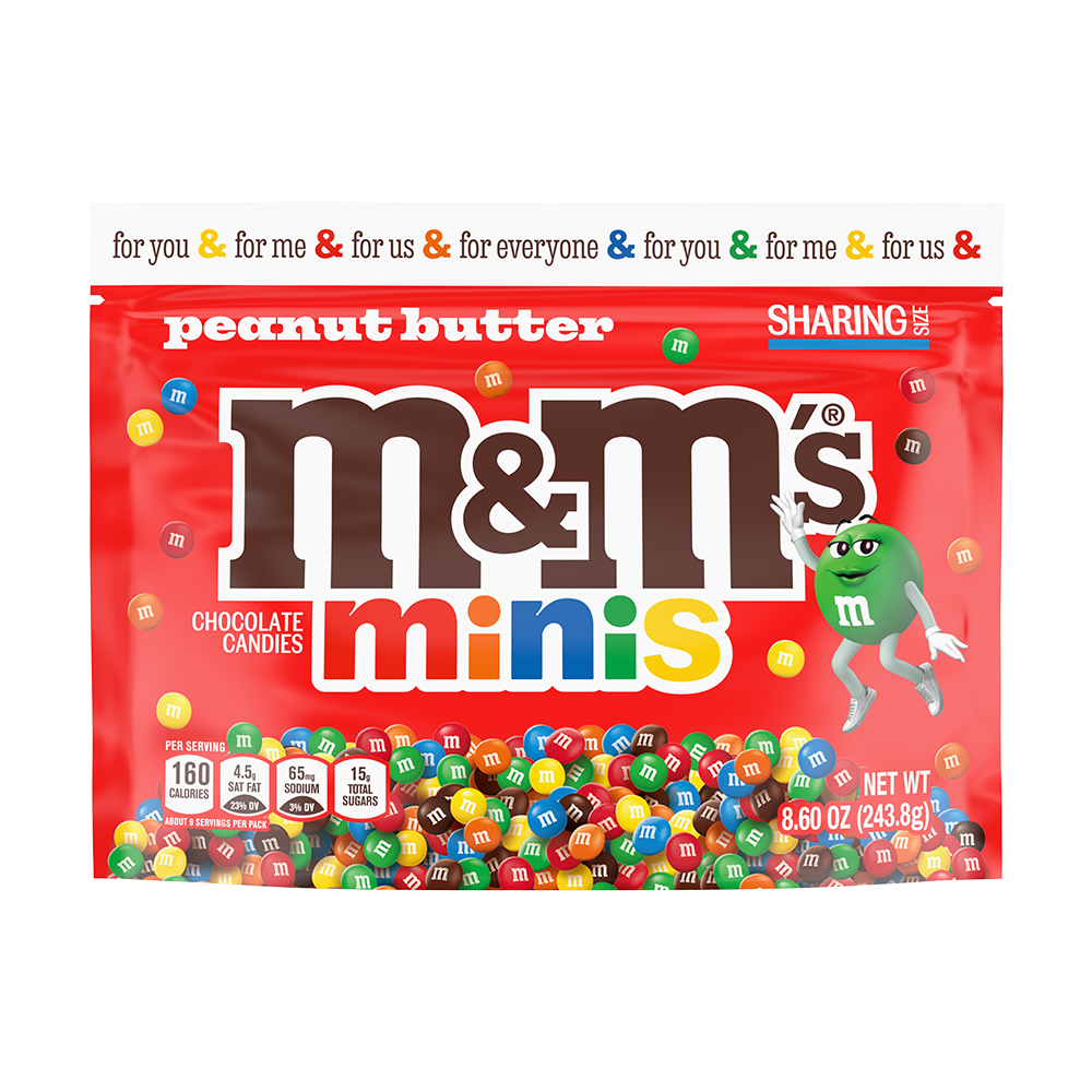 Peanut Butter M&M'S Minis, 8.6oz