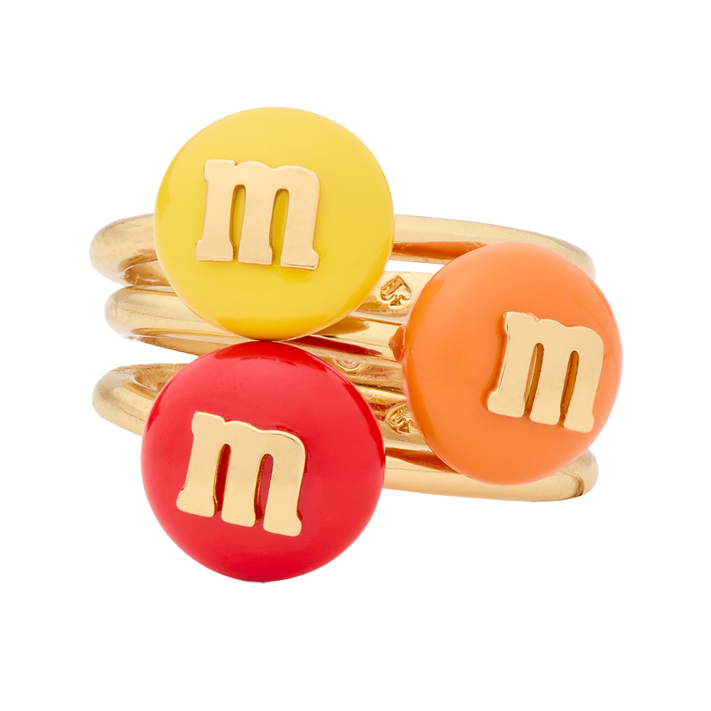 198-m-m-s-x-kate-spade-new-york-stacking-ring-set-4.png M&M'S® x kate spade new york Stacking Ring Set