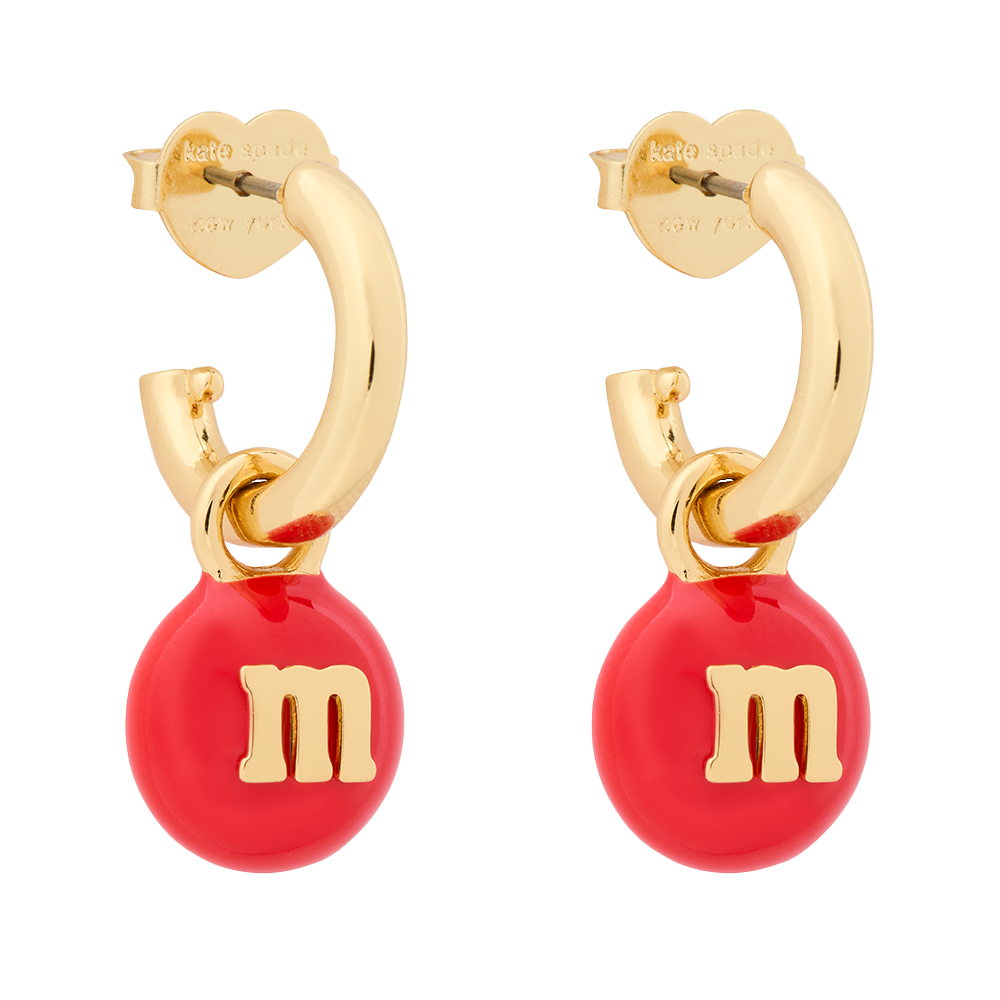 M&M'S® x kate spade new york Charm Huggies