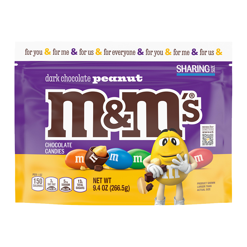 Dark Chocolate Peanut M&M'S, 9.4oz