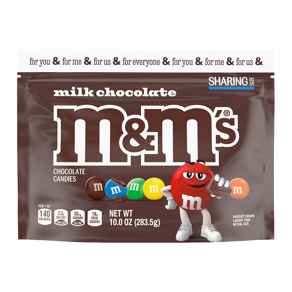 Sharing Size Milk Chocolate M&M'S, 10.0oz