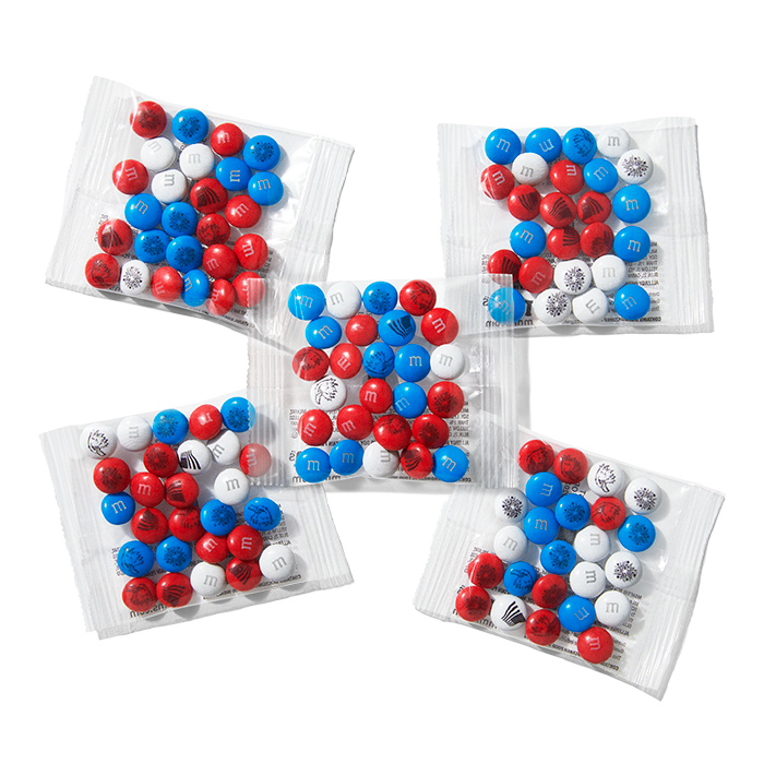 M&M'S Red, White, and Blue Party Favors