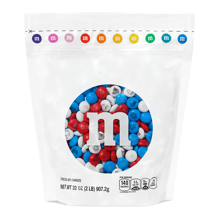 Red, White, and Blue Bulk Candy