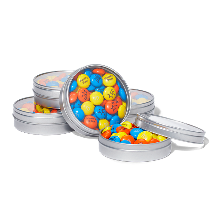 Silver Favor Tins
